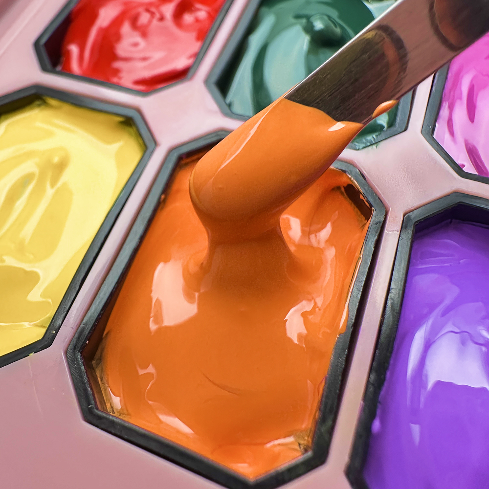 mam arty набор гель красок без липкого слоя "rainbow" 9 цветов mam arty набор гель красок без липкого слоя "rainbow" 9 цветов