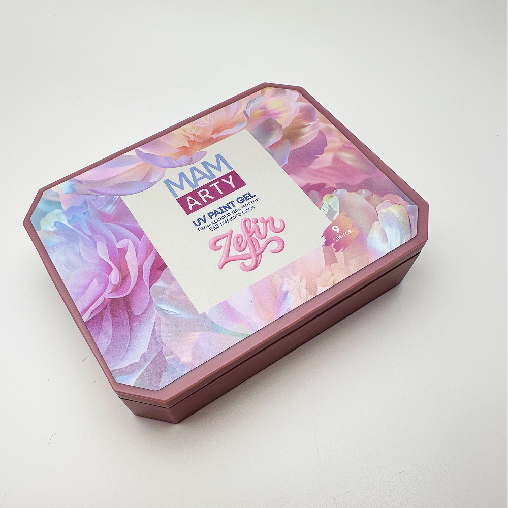 mam arty набор гель красок без липкого слоя "zefir" 9 цветов mam arty набор гель красок без липкого слоя "zefir" 9 цветов